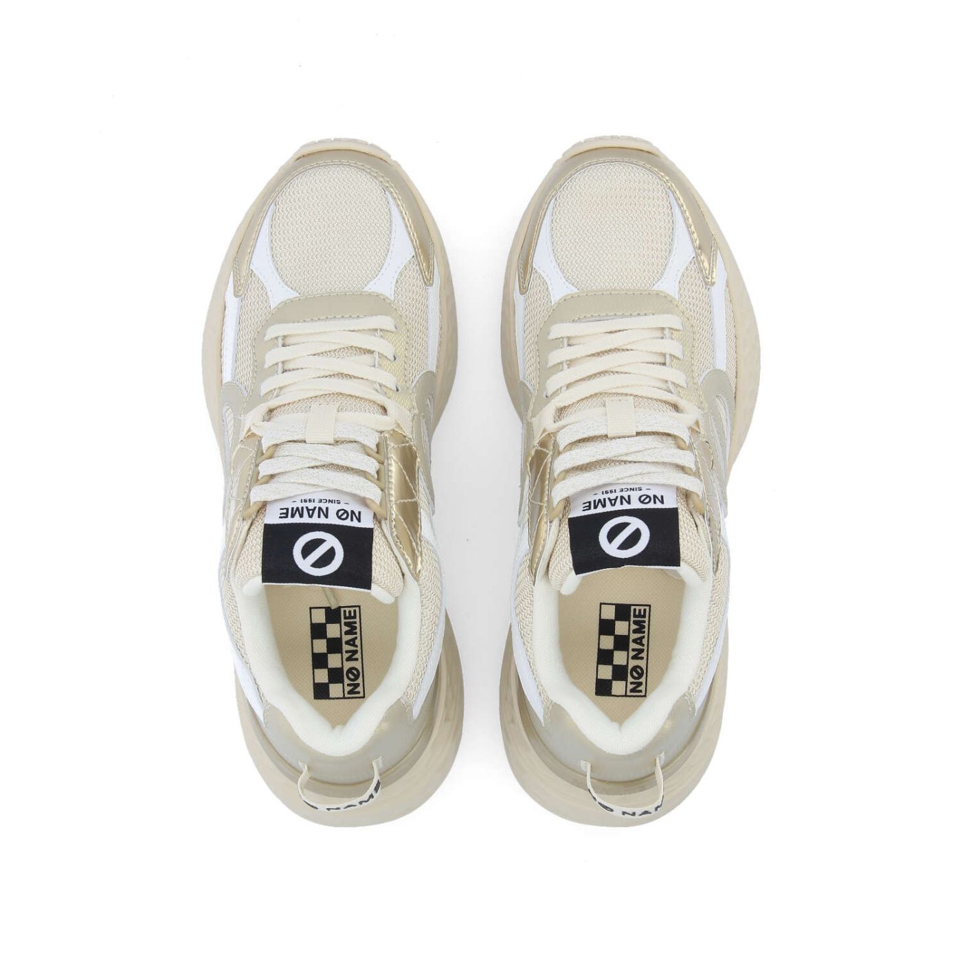 CARTER 2.0 RUNNER W - KNIT/MAT/STAMP - BEIGE/OR